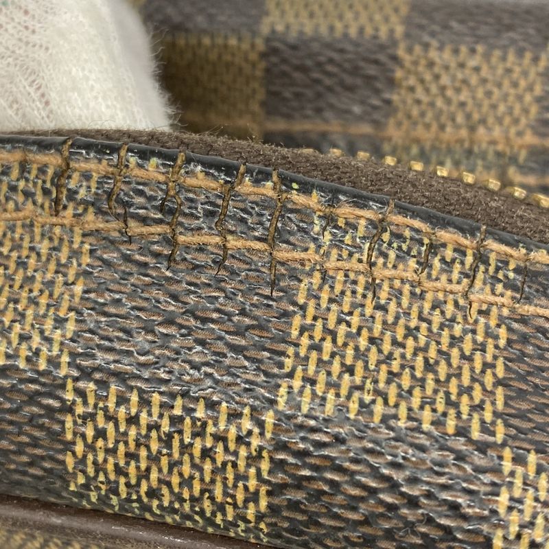 Louis Vuitton Shoulder Bag Damier Olaf PM N41442 Ebene Womens