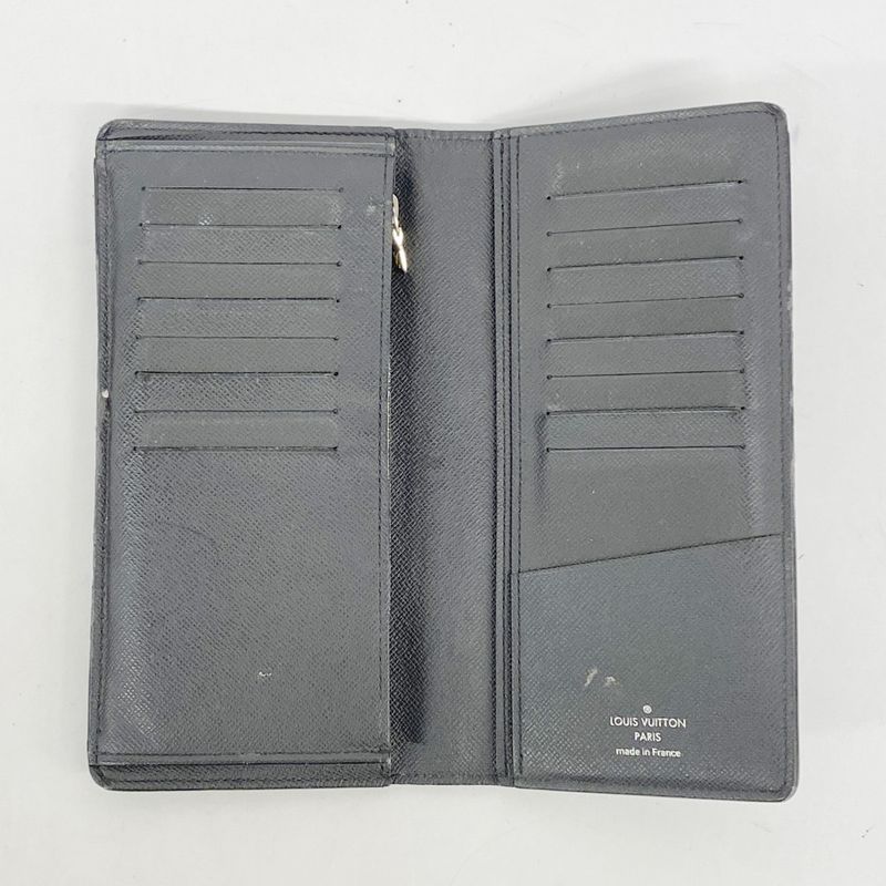 Louis Vuitton Taiga Portefeuille Blazer M30285 Noir Black Men's