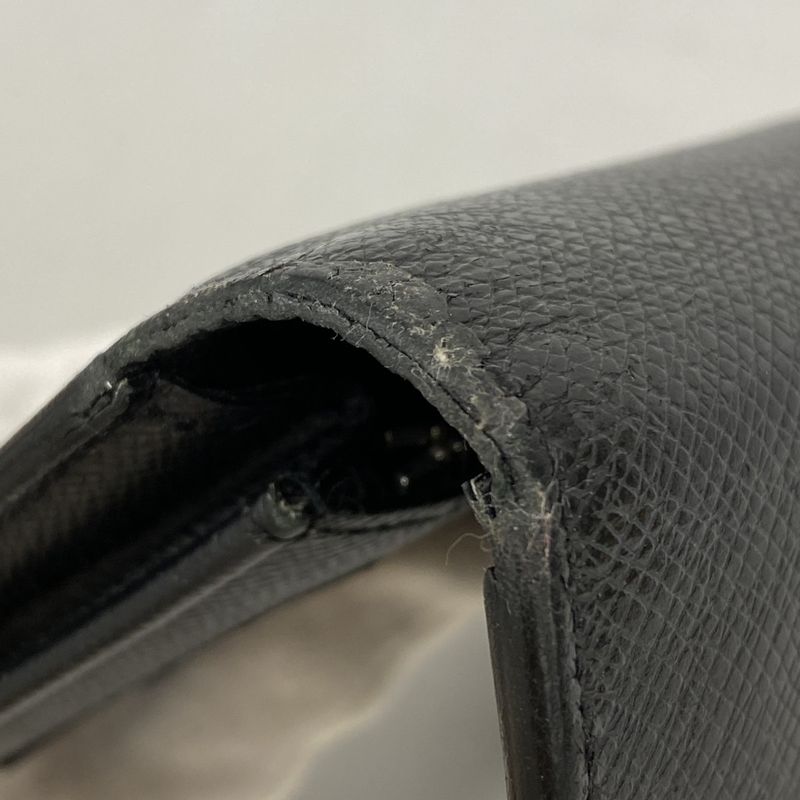 Louis Vuitton Taiga Portefeuille Blazer M30285 Noir Black Men's