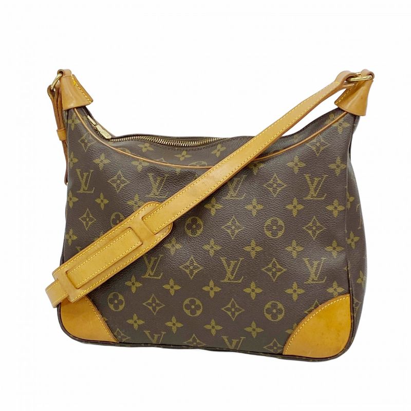 Louis Vuitton Shoulder Bag Monogram Boulogne 30 M51265 Brown Ladies