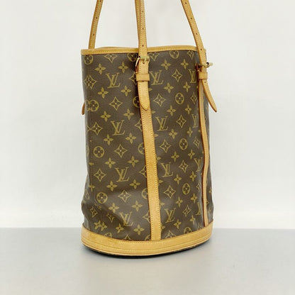 Louis Vuitton Tote Bag Monogram Bucket GM M42236 Brown Ladies