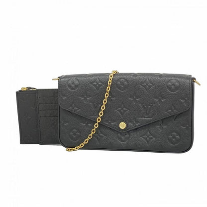 Louis Vuitton Shoulder Wallet Monogram/empreinte Pochette Felicie M82477 Noir