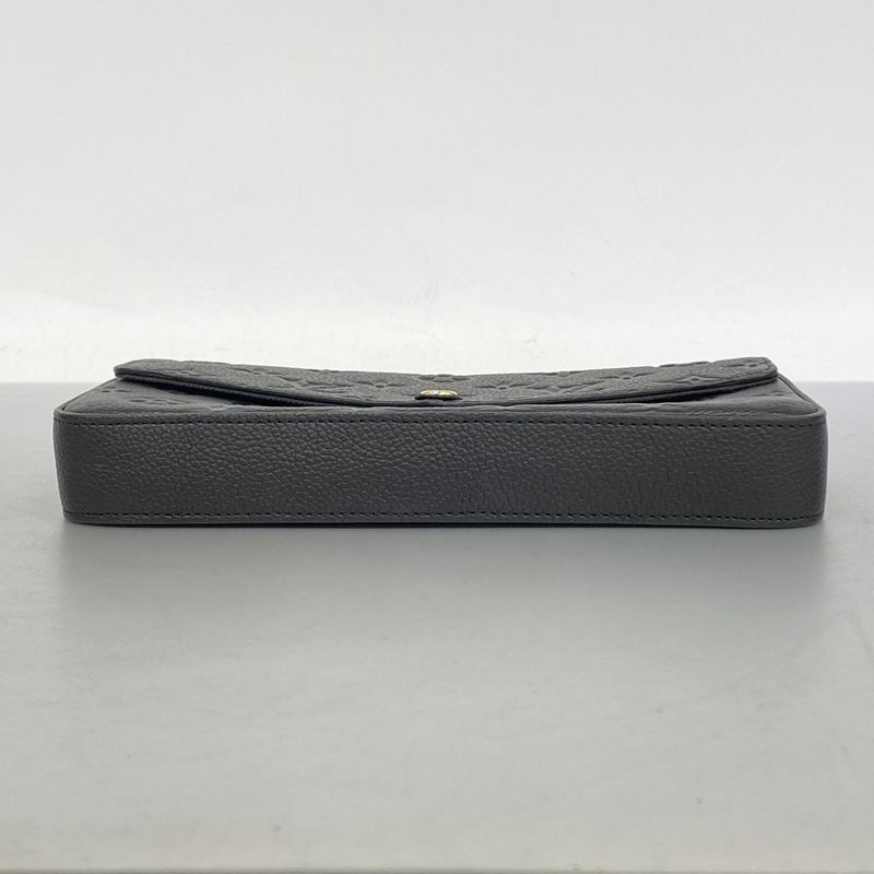 Louis Vuitton Shoulder Wallet Monogram/empreinte Pochette Felicie M82477 Noir