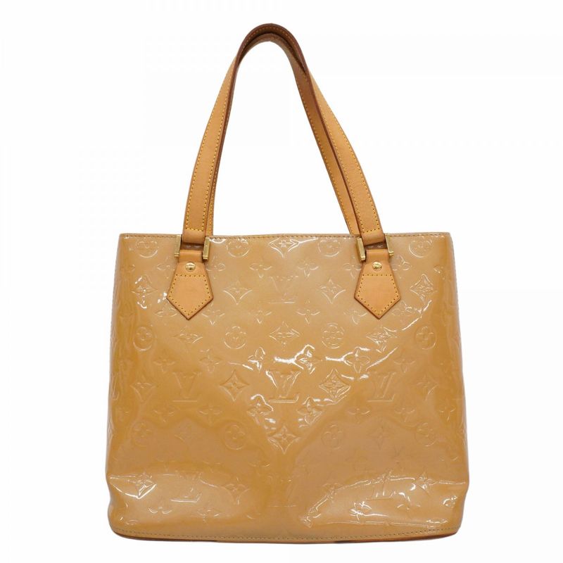 Louis Vuitton Tote Bag Vernis Brentwood M91511 Noisette Women's