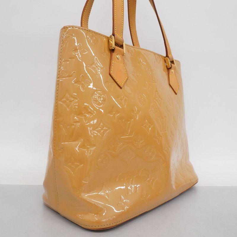 Louis Vuitton Tote Bag Vernis Brentwood M91511 Noisette Women's