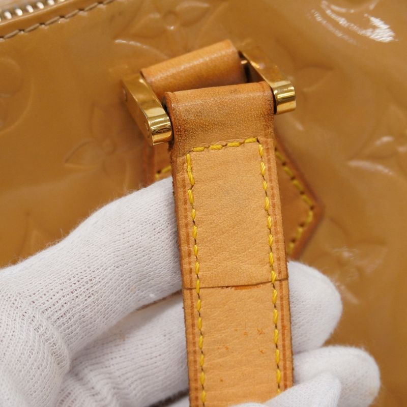 Louis Vuitton Tote Bag Vernis Brentwood M91511 Noisette Women's