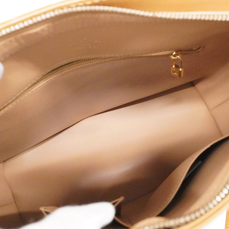 Louis Vuitton Tote Bag Vernis Brentwood M91511 Noisette Women's