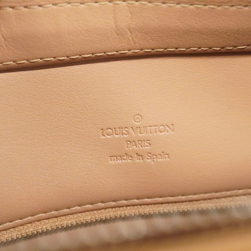 Louis Vuitton Tote Bag Vernis Brentwood M91511 Noisette Women's