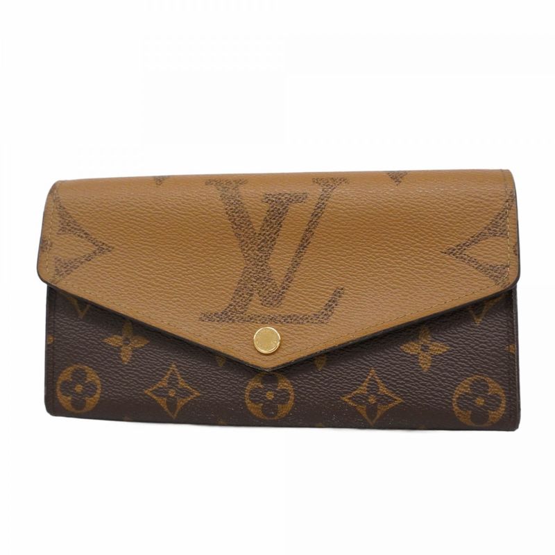 Louis Vuitton Long Wallet Monogram Giant Reverse Portefeuille Sarah M80726