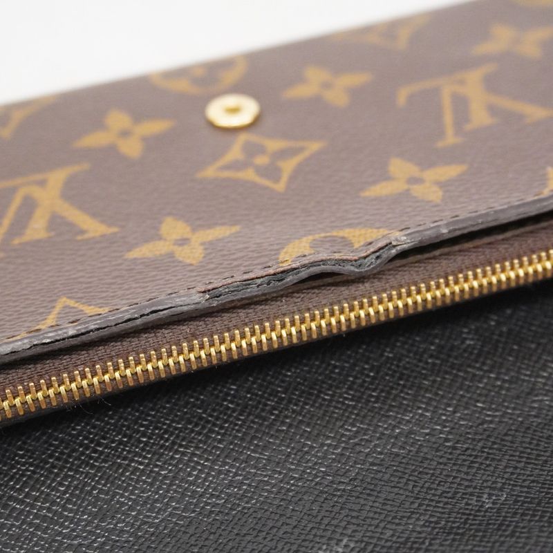 Louis Vuitton Long Wallet Monogram Giant Reverse Portefeuille Sarah M80726