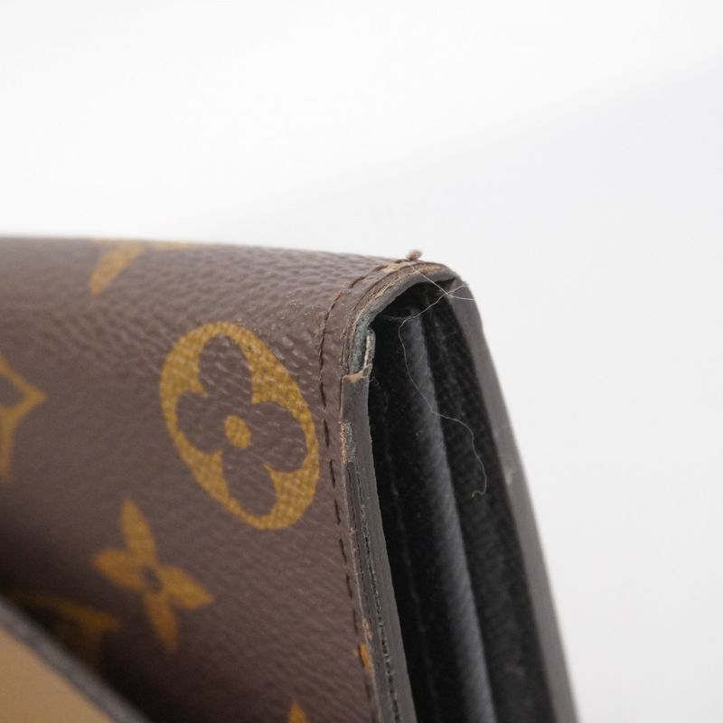 Louis Vuitton Long Wallet Monogram Giant Reverse Portefeuille Sarah M80726