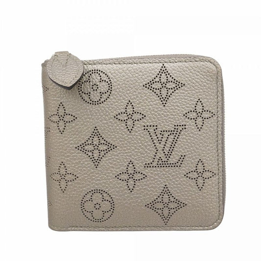 Louis Vuitton Wallet Mahina Zippy Compact Wallet M81653 Grey Ladies