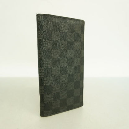 Louis Vuitton Damier Graphite Portefeuille Blazer N62665 Black Men's Long Wallet