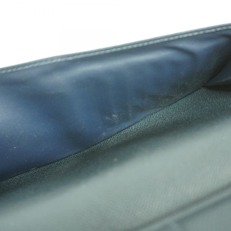 Louis Vuitton Long Wallet Taiga Zippy Wallet Vertex M30510 Blue Marine Men's