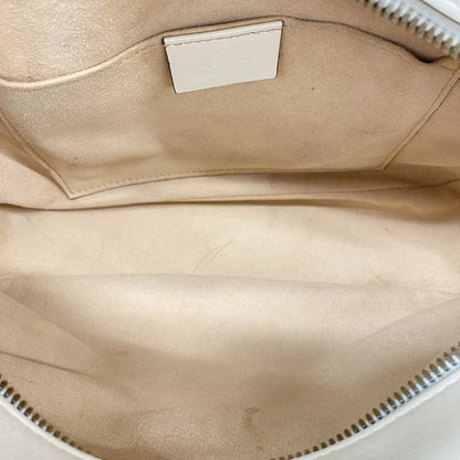 Gucci Shoulder Bag GG Marmont 447632 Leather Ivory Gold Hardware Women