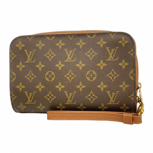 Louis Vuitton Clutch Bag Monogram Orsay M51790 Brown Men's