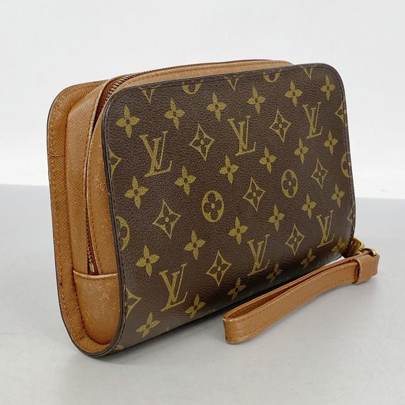 Louis Vuitton Clutch Bag Monogram Orsay M51790 Brown Men's