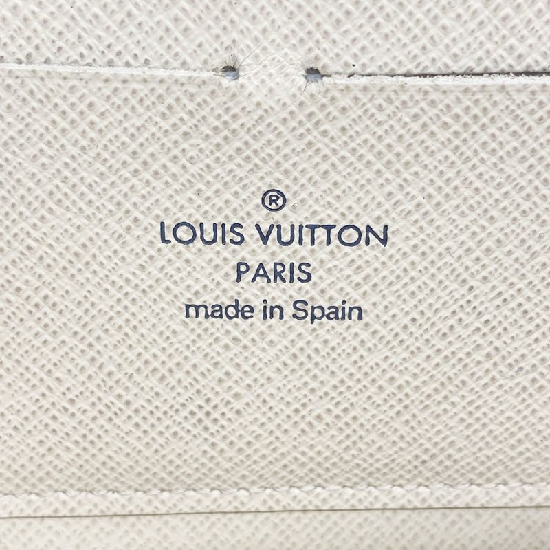 Louis Vuitton Long Wallet Damier Azure Zippy Wallet N60019 Whitemen Women Unisex