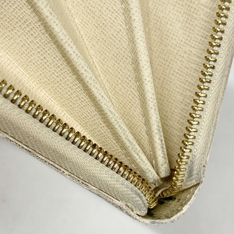 Louis Vuitton Long Wallet Damier Azure Zippy Wallet N60019 Whitemen Women Unisex