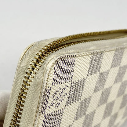 Louis Vuitton Long Wallet Damier Azure Zippy Wallet N60019 Whitemen Women Unisex