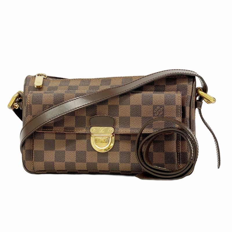 Louis Vuitton Damier Ravello GM N60006 Ebène Women's Shoulder Bag