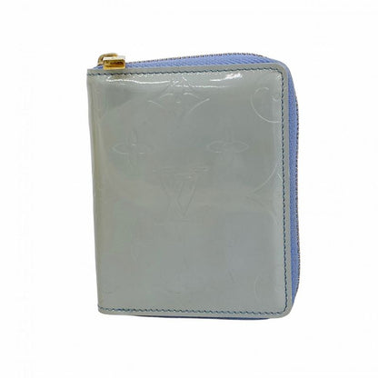 Louis Vuitton Wallet Vernis Blume M91016 Baby Blue Ladies