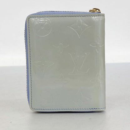 Louis Vuitton Wallet Vernis Blume M91016 Baby Blue Ladies