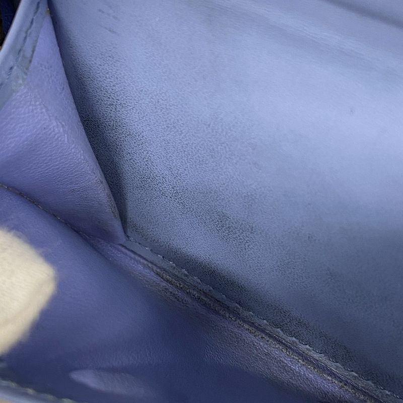 Louis Vuitton Wallet Vernis Blume M91016 Baby Blue Ladies