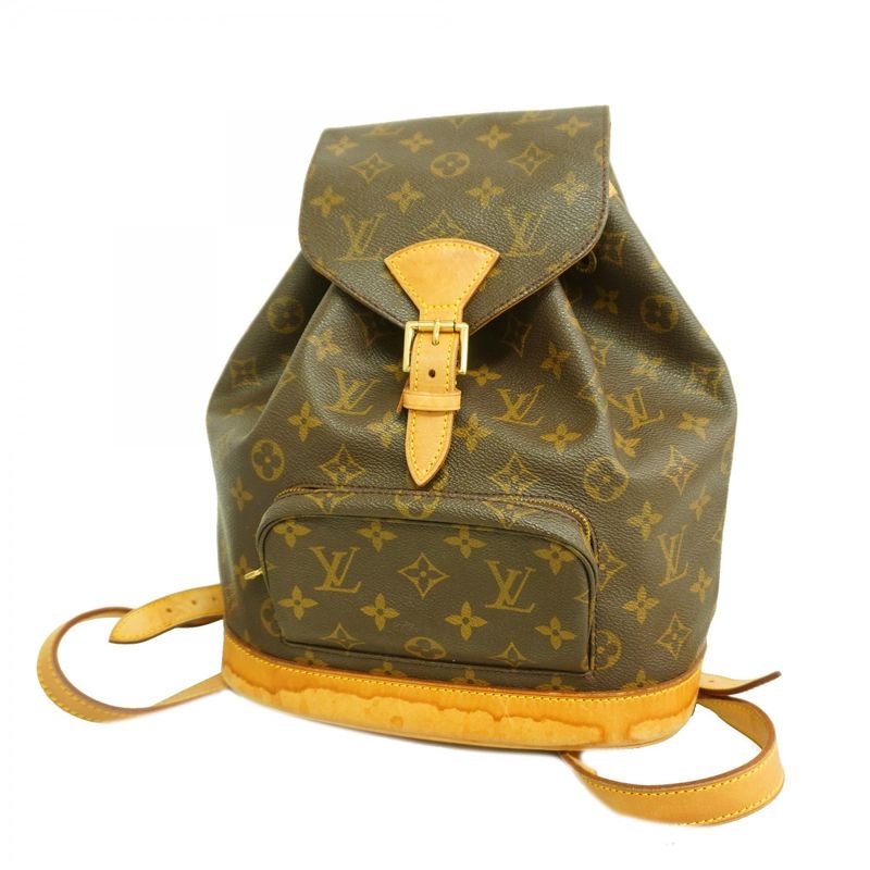 Louis Vuitton Backpack Daypack Monogram Montsourismm M51136 Brown Women's