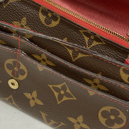 Louis Vuitton Long Wallet Monogram Retiro Portefeuille Sarah M61184 Brown