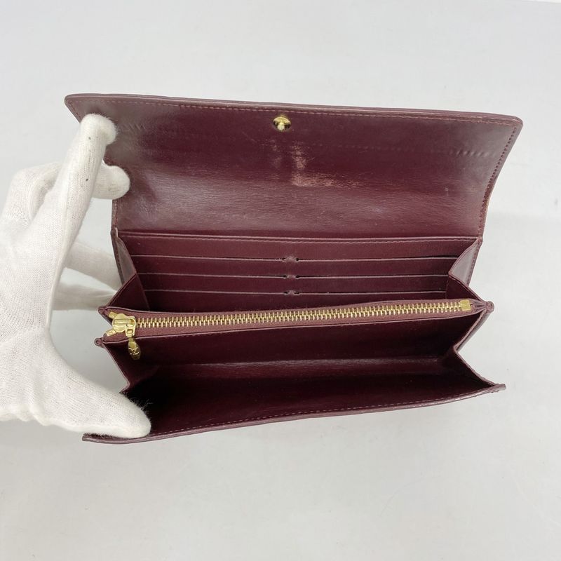 Louis Vuitton Vernis Portefeuille Sarah M91521 Rouge For Women