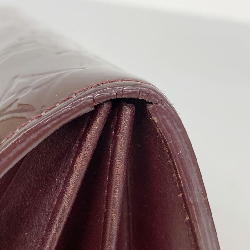 Louis Vuitton Vernis Portefeuille Sarah M91521 Rouge For Women