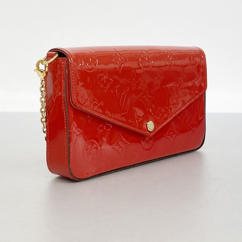 Louis Vuitton Shoulder Wallet Vernis Pochette Felicie M61293 Threes Ladies