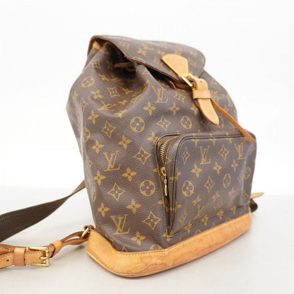 Louis Vuitton Backpack Daypack Monogram Montsouris GM M51135 Brown Women's