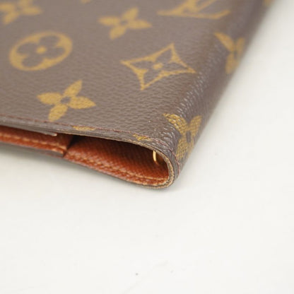 Louis Vuitton Notebook Cabas Monogram Agenda PM R20005 Brown Men Women Unisex