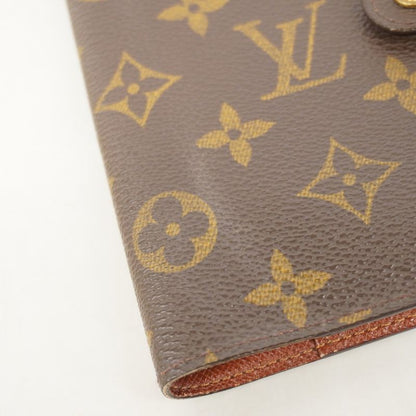 Louis Vuitton Notebook Cabas Monogram Agenda PM R20005 Brown Men Women Unisex