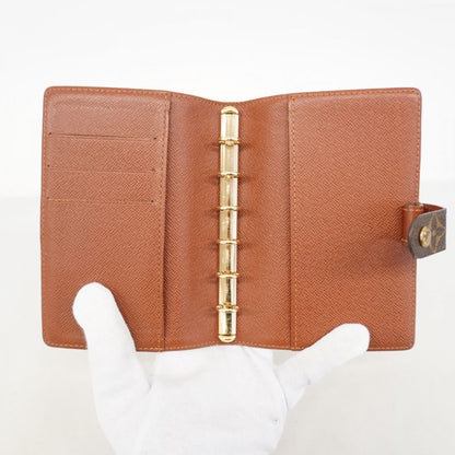 Louis Vuitton Notebook Cabas Monogram Agenda PM R20005 Brown Men Women Unisex
