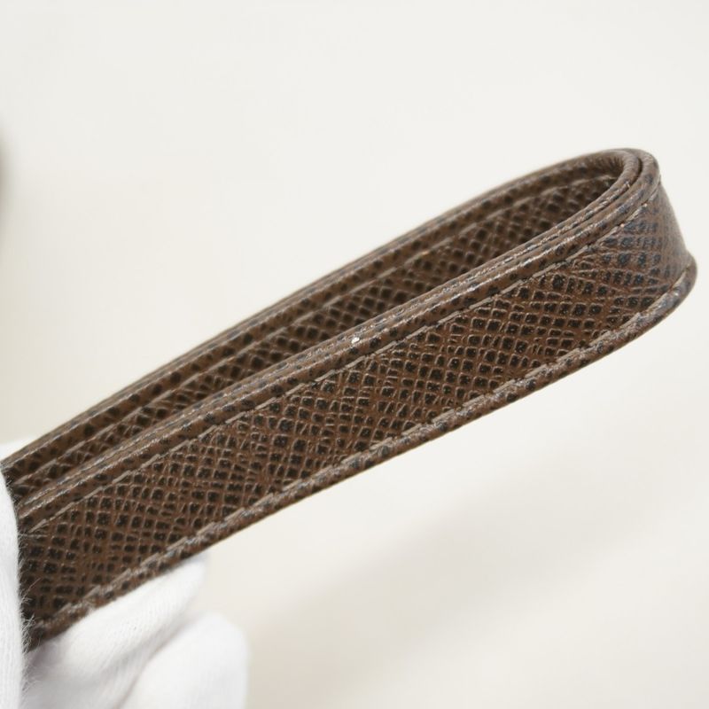 Louis Vuitton Clutch Bag Taiga Selenga M30788 Grizzly Men's