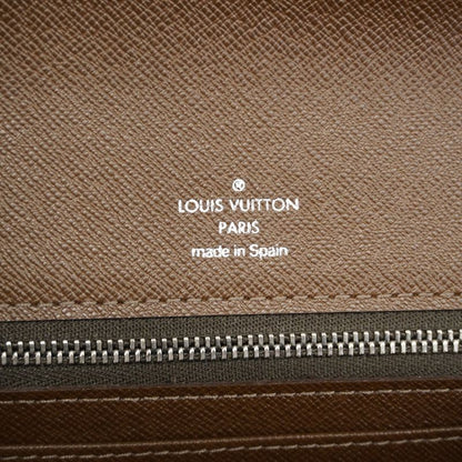 Louis Vuitton Clutch Bag Taiga Selenga M30788 Grizzly Men's