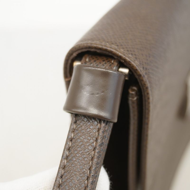 Louis Vuitton Clutch Bag Taiga Selenga M30788 Grizzly Men's