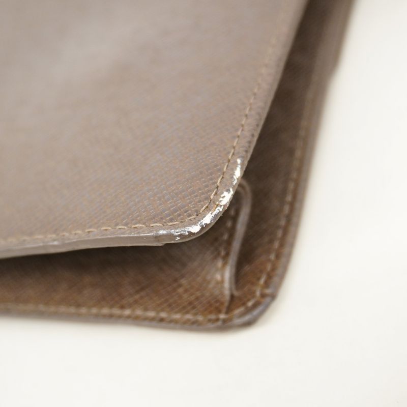 Louis Vuitton Clutch Bag Taiga Selenga M30788 Grizzly Men's