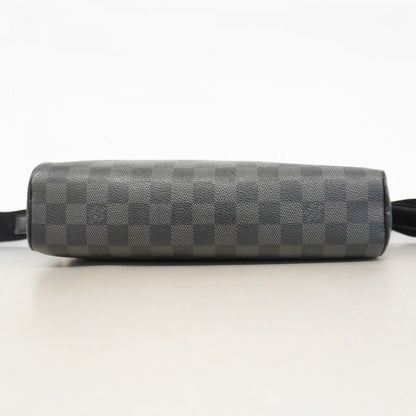Louis Vuitton Shoulder Bag Damier Graphite Dayton PM N41408 Black Men's