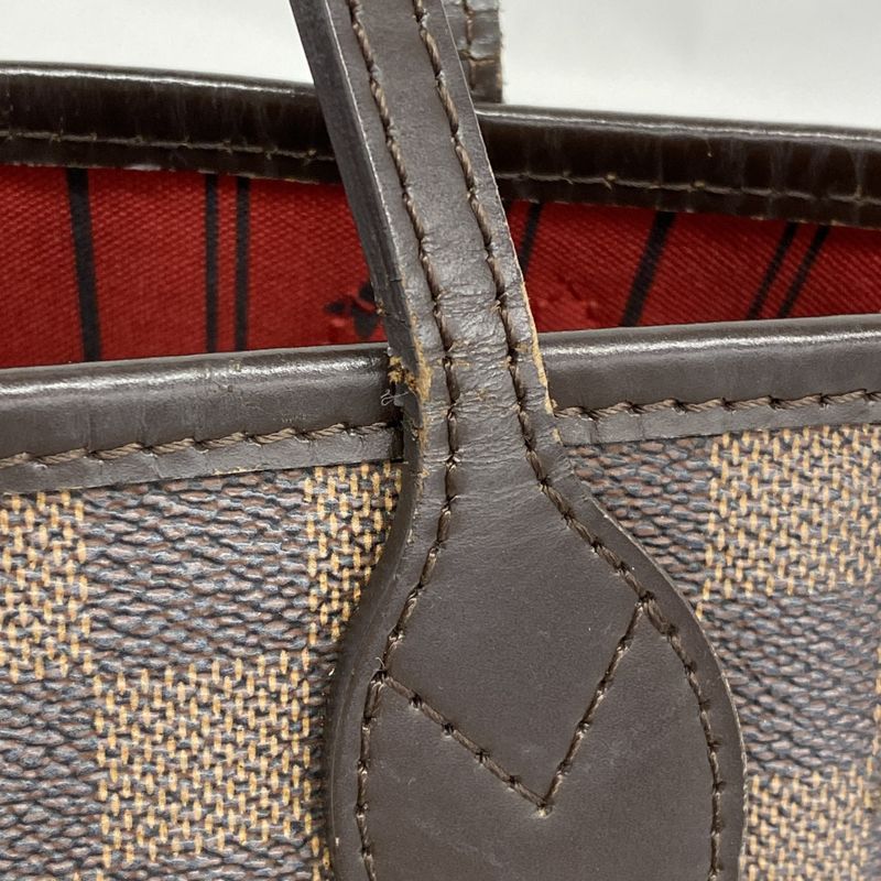 Louis Vuitton Damier Neverfull PM N51109 Ebene Womens Tote Bag