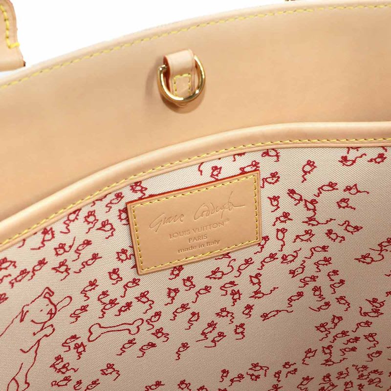 Louis Vuitton Travel With On The Go Organizer Tote Shoulder Bag