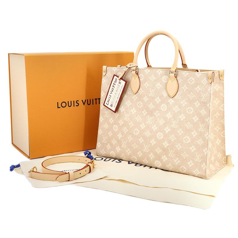 Louis Vuitton Travel With On The Go Organizer Tote Shoulder Bag
