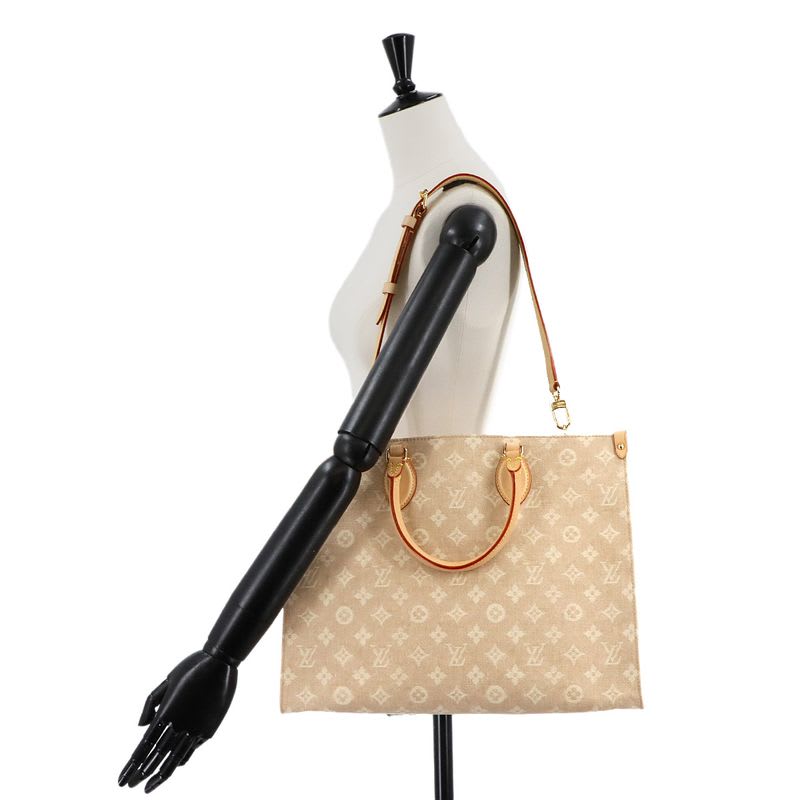 Louis Vuitton Travel With On The Go Organizer Tote Shoulder Bag