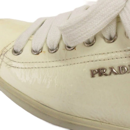 Prada Sport Sneakers Low Cut Logo White 36 23.5cm (9.25in) Approx Shoes