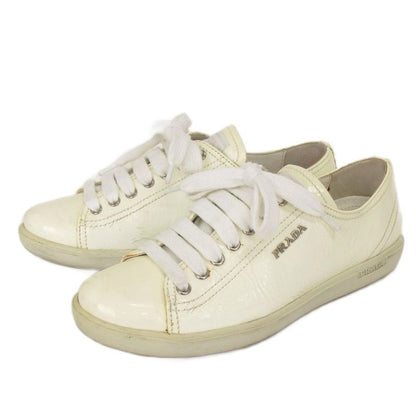 Prada Sport Sneakers Low Cut Logo White 36 23.5cm (9.25in) Approx Shoes