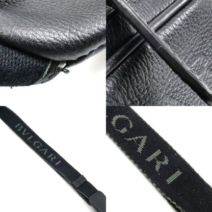 Bvlgari Bvlgari Man Body Bag Black 291935 Men's Preowned