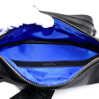 Bvlgari Bvlgari Man Body Bag Black 291935 Men's Preowned